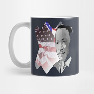 Martin luther king usa flag Mug